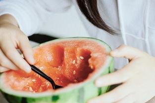 吃瓜蒲扇拍照,定格清凉瞬间